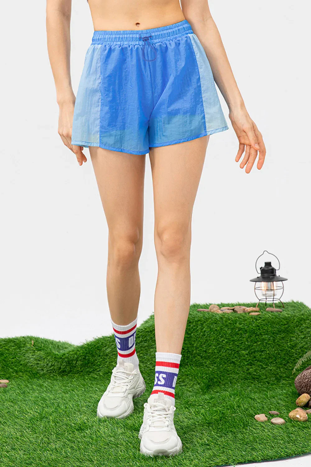 Block Drawstring Active Shorts DJPT