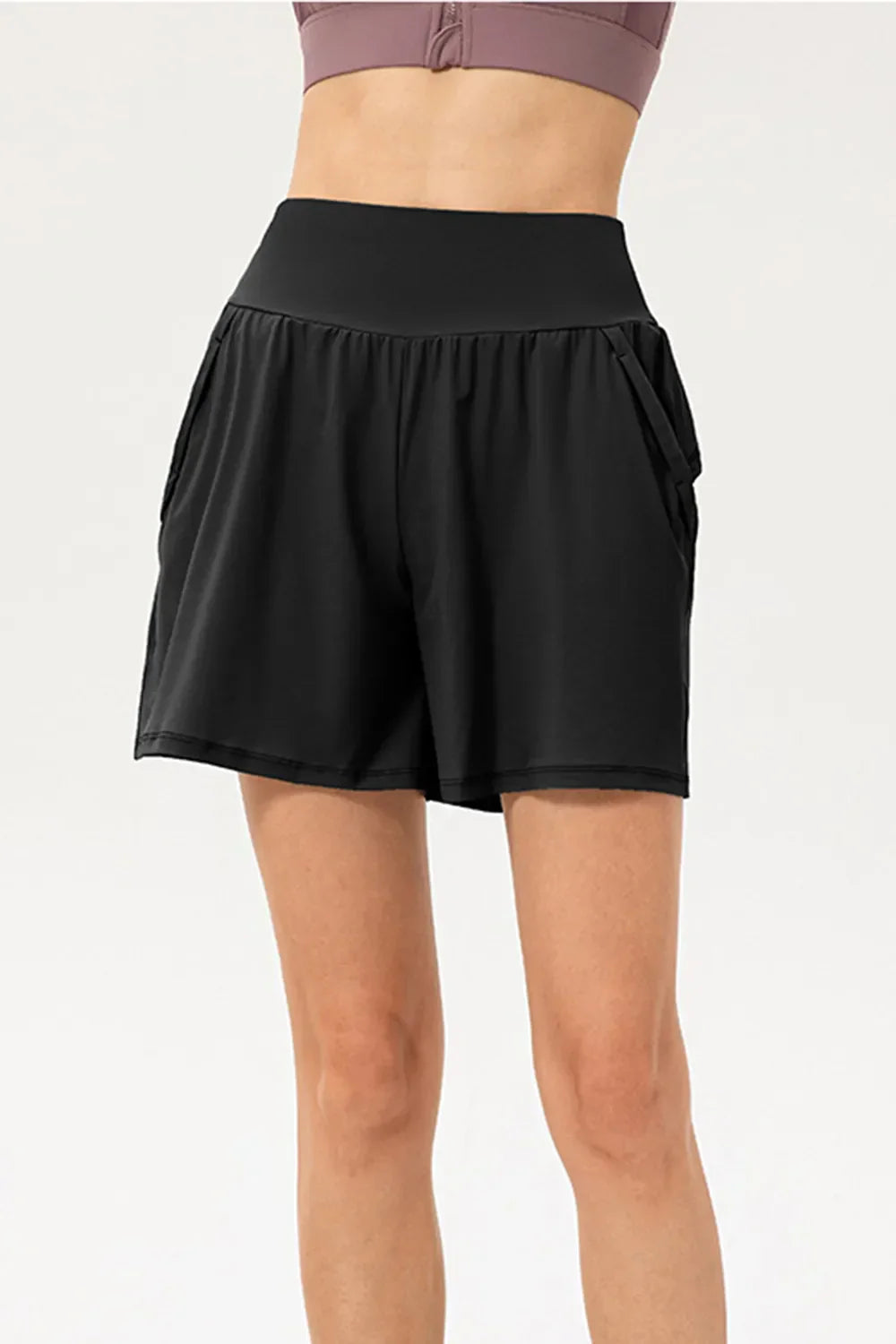 Elastic Waist Active Shorts DJPT