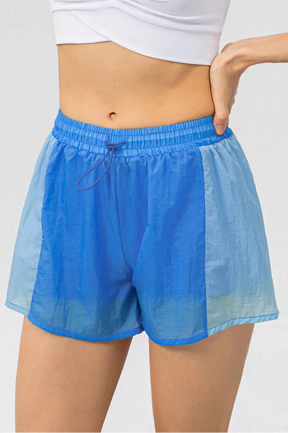 Block Drawstring Active Shorts DJPT