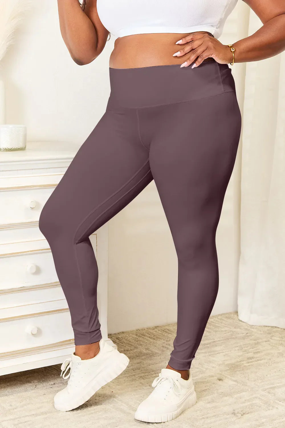 Take Wide Waistband Sports Leggings DJPT