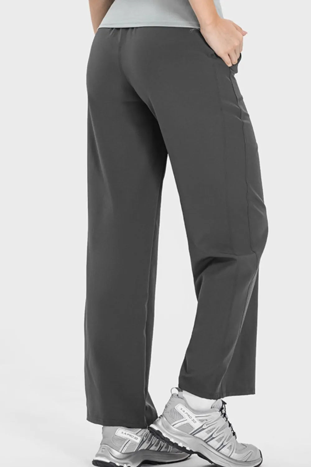 Drawstring Pocketed Active Pants DJPT