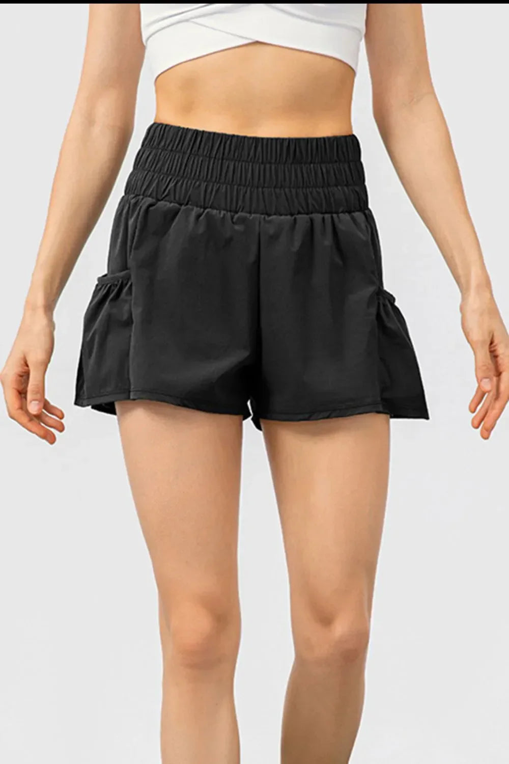 Waist Pocketed Active Shorts DJPT