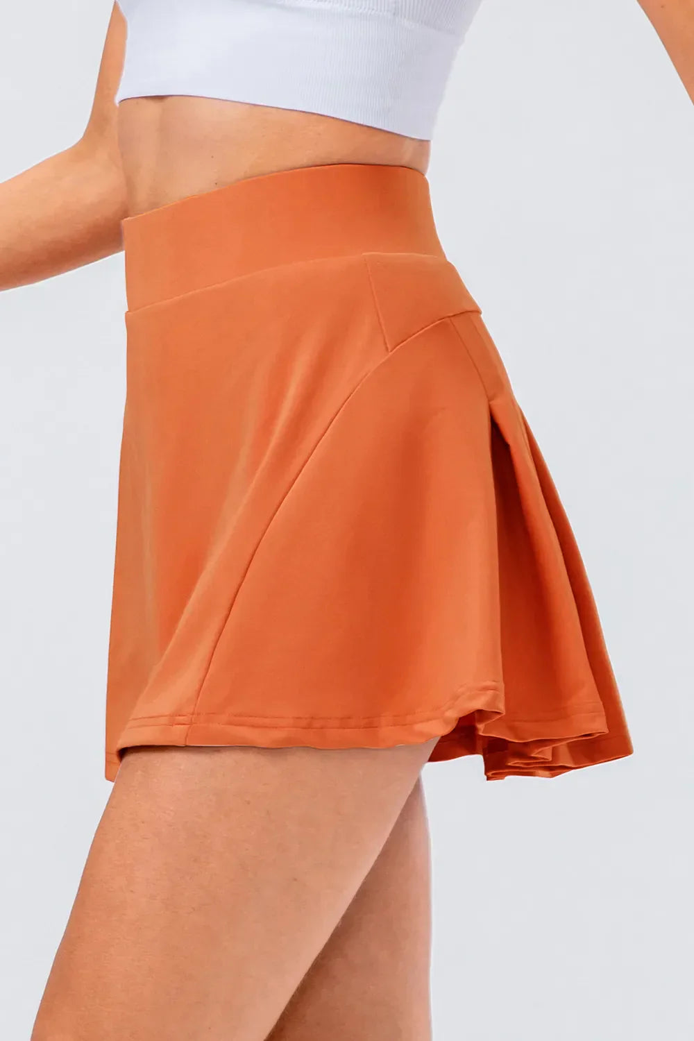 Waist Pleated Active Skirt DJPT