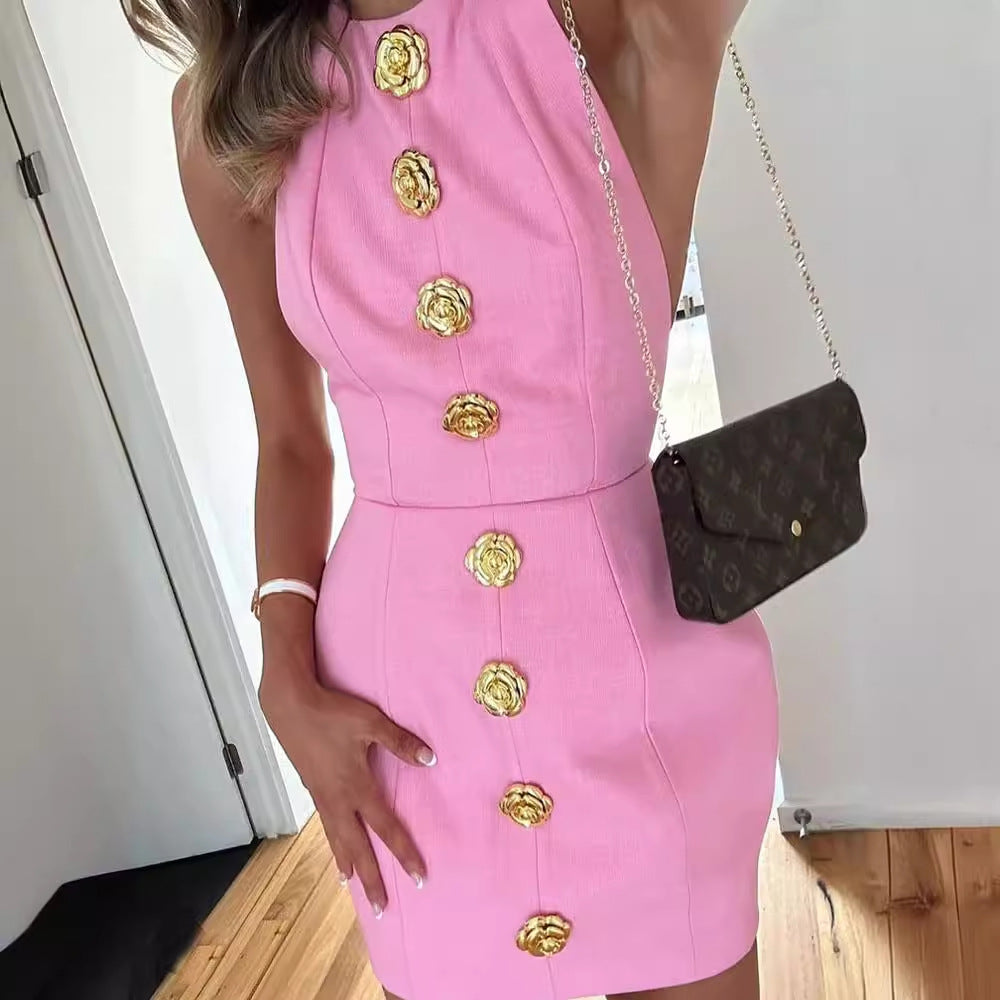 Fresh Sweet Wind Women's Dresses 2024 Summer Fashion Street Dress