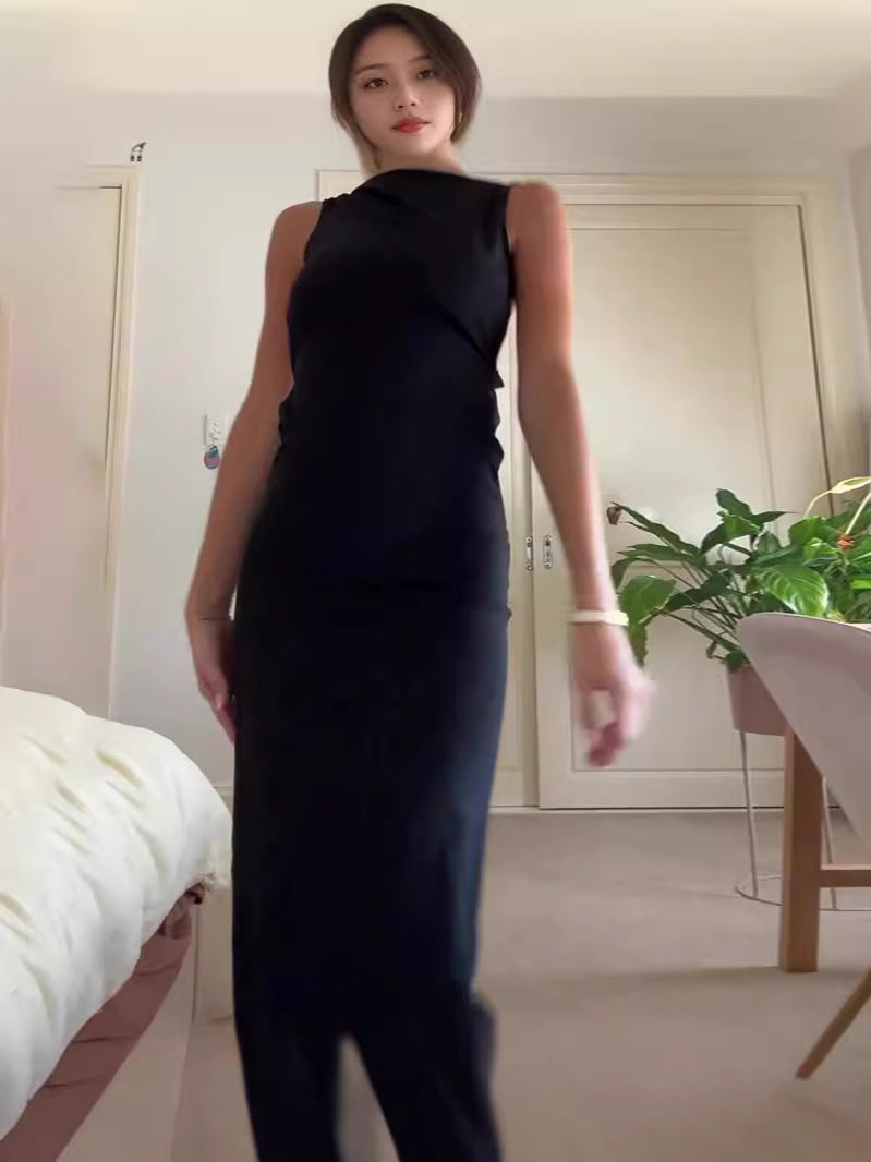 Fashion Sexy Design In Summer 2024 Feels The Back Open Fork Dress