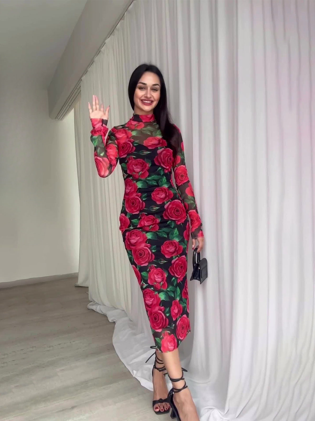 Floral Dress In The New Autumn Flower Print In 2025