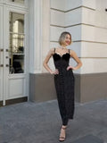 Spring Summer New Hot Selling Color Close Waist Wave Point Printing Dress LX0138