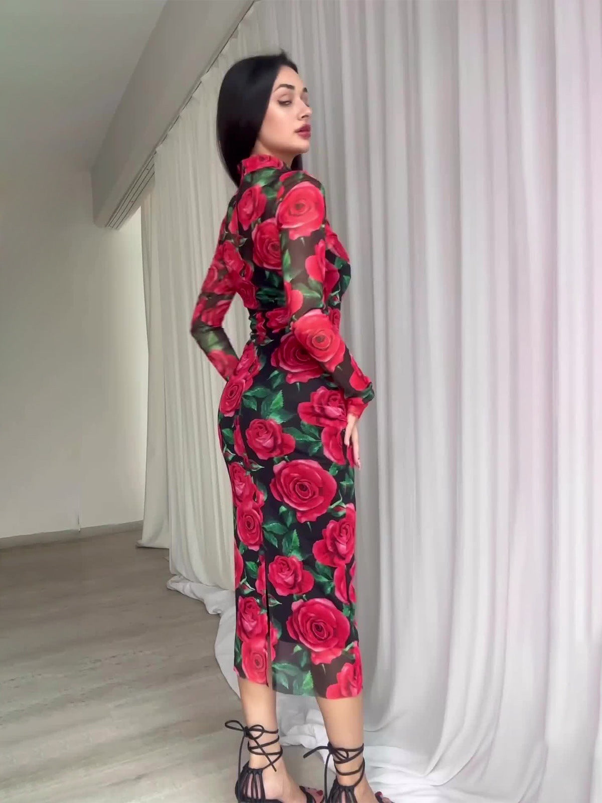 Floral Dress In The New Autumn Flower Print In 2025
