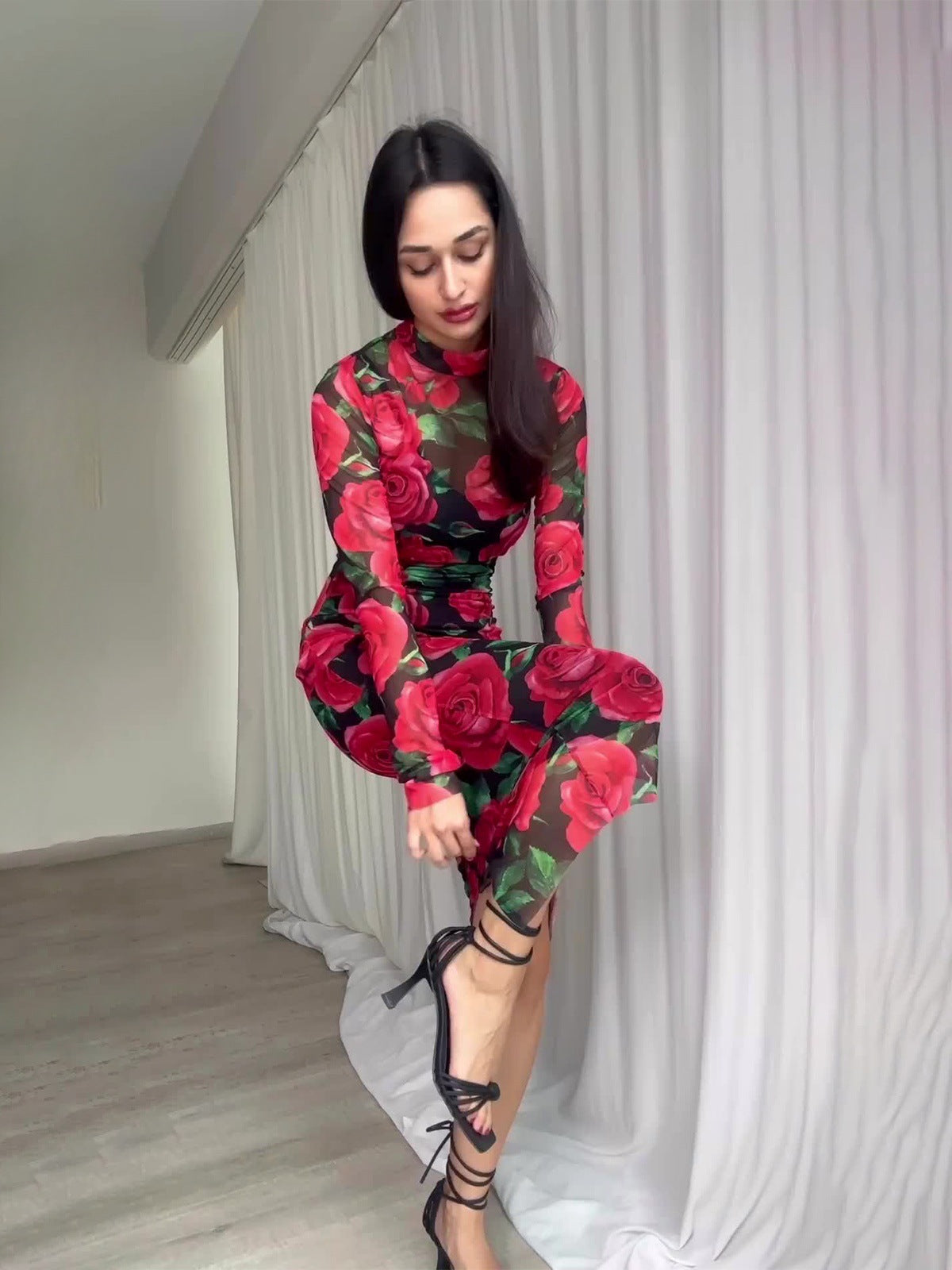 Floral Dress In The New Autumn Flower Print In 2025