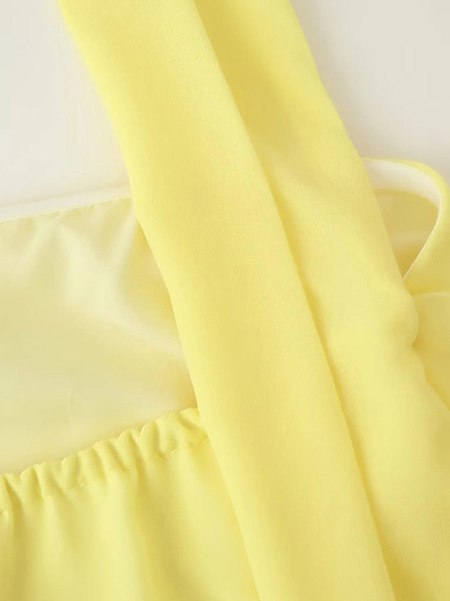 Court Style Chest Ribbon Dress 2025 New Women's Summer Loose Waist Showing Long Skinny Dress Women