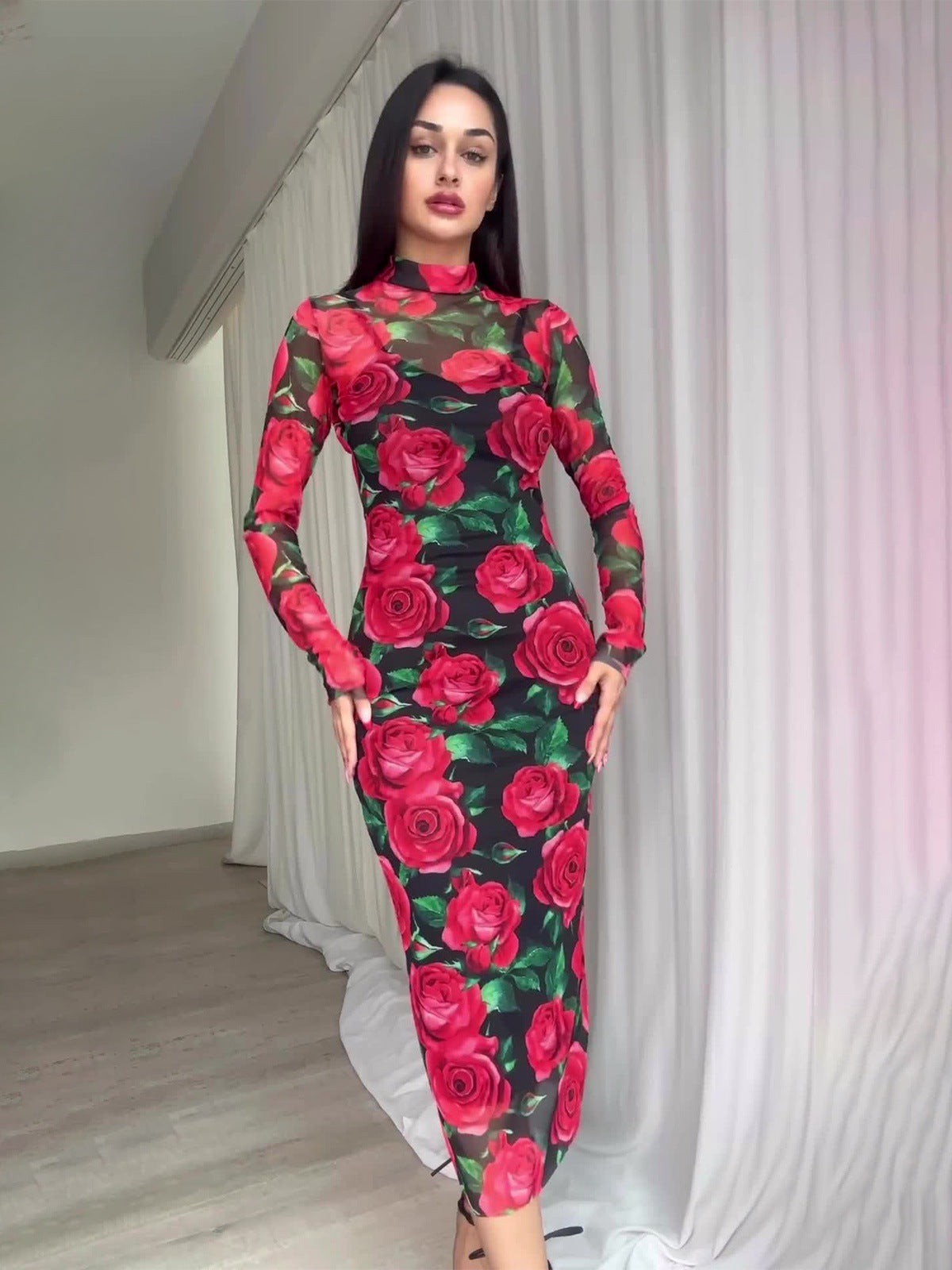Floral Dress In The New Autumn Flower Print In 2025
