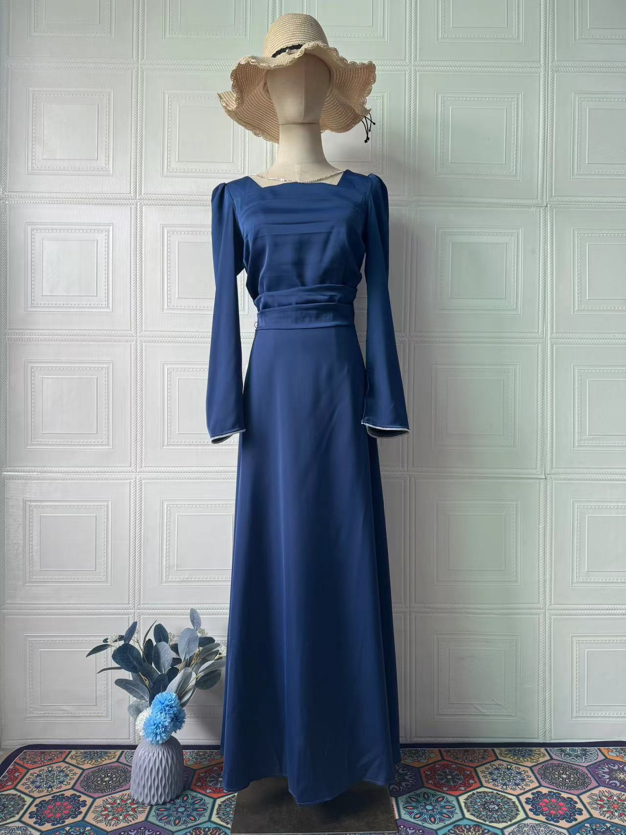 Spring Design Diamond-Singed With Long-Sleeved And Verteves Dress Dress Women