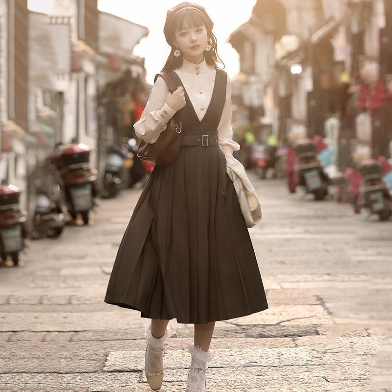 Design Autumn Whisper Chinese Style Improvement Chinese Style Shirt Skirt Scarf Hair Coat 6666