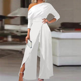 New Shoulder Formal Elegant Party Jumpsuit DJPT