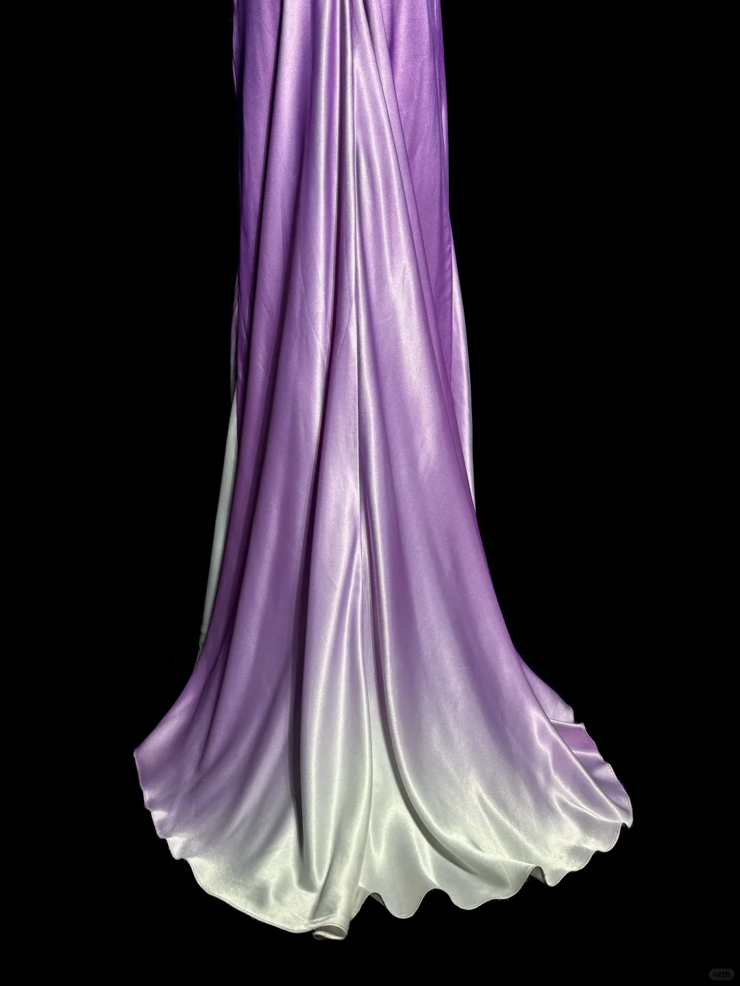 A line Halter Neckline Lilac Satin Prom Dress Ruffle Long Party Dress SD2910 HZ0628
