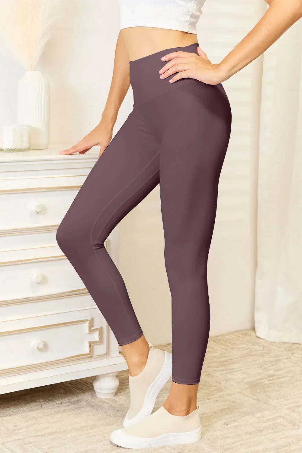 Take Wide Waistband Sports Leggings DJPT