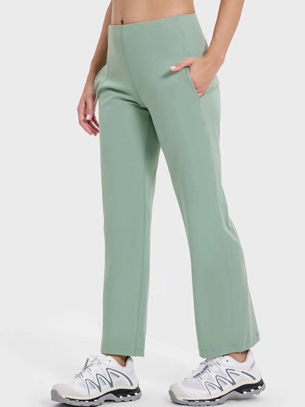 Pocketed High Waist Active Pants DJPT