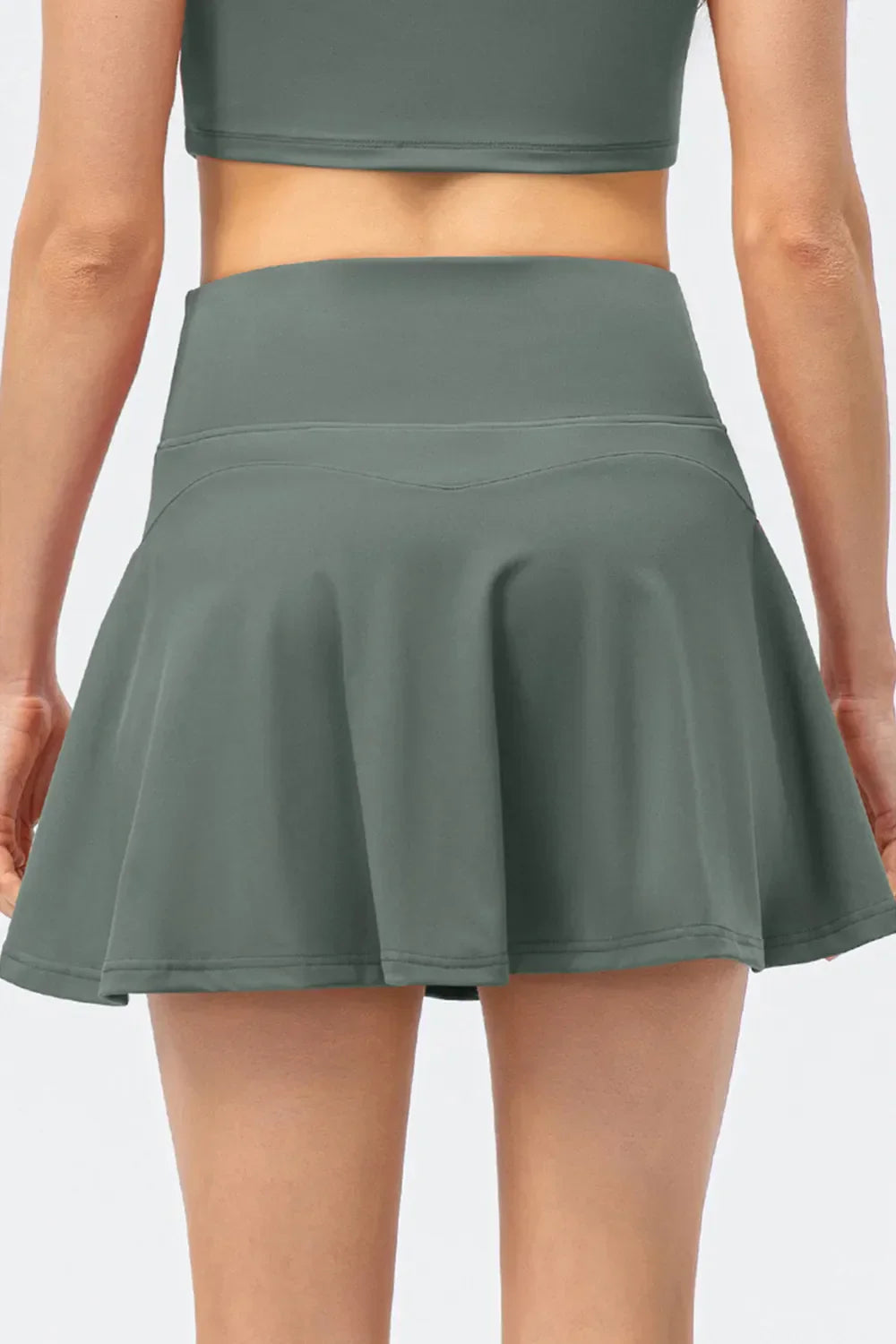 Waist Wide Waistband Active Skirt DJPT