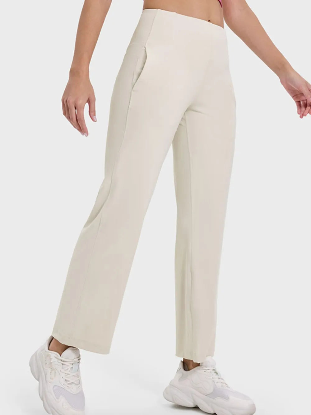Pocketed High Waist Active Pants DJPT