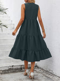 Sleeveless Tiered Dress DJPT