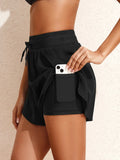 Waisted Drawstring Swim Shorts DJPT