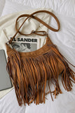 Fringe Adjustable Strap Shoulder Bag DJPT