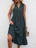Sleeveless Tiered Dress DJPT