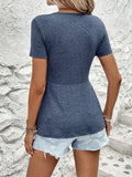 Plunge Short Sleeve Top DJPT