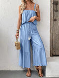 Cami Top and Wide Leg Pants Set DJPT