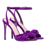 Lady Red Purple Black Knot High Heel Cool Drag Women Shoes Direct Sales Chengdu High Quality Shoes
