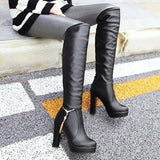 Size Size Boots Children's Boots Women's Autumn And Winter Women's Shoes Simple Fashion Boots High Heel Boots High Quality Shoes