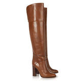 Large Size Brown High And Knee Boots Winter Chengdu Ebay High Quality Shoes