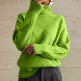 Turtleneck Long Sleeve Sweater DJPT