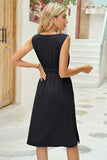 Round Neck Sleeveless Dress DJPT