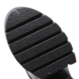 Large-Size New Strap Thick-Soled Waterproof Women's Shoes Thick High Heel Short Boots High Quality Shoes