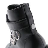 New Large-Size Chain Thick-Soled Waterproof Table Women's Shoes Thick High Heel Short Boots High Quality Shoes
