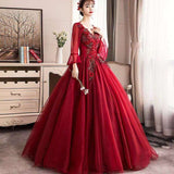 Dress Puffy Skirt Host Long Performance Costume Vocal Art Exam Students Singing Stage Annual Meeting Dress Female