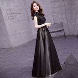 Dress 2025 New Fashion Black Banquet Host Noble Elegant Dress Party Woman