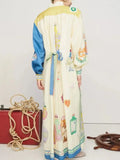 Button Up Maxi Shirt Dress DJPT