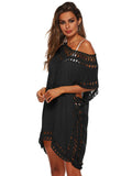 V-Neck Short Sleeve Cover-Up DJPT