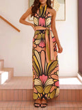 Halter Neck Maxi Cami Dress DJPT