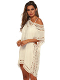 V-Neck Short Sleeve Cover-Up DJPT