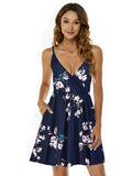 V-Neck Summer Mini Dress DJPT