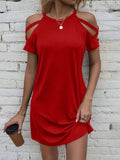 Shoulder Mini Dress DJPT