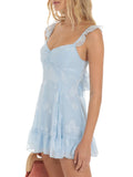 Sweetheart Ruffled Cami Mini Dress DJPT
