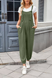 Knotted Strap Overalls with Pockets DJPT