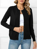Down Round Neck Cardigan DJPT