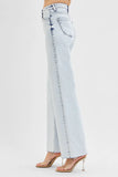 Full Size High Rise Wide Leg Jeans Plus Size DJPT