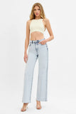 Full Size High Rise Wide Leg Jeans Plus Size DJPT
