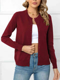Down Round Neck Cardigan DJPT